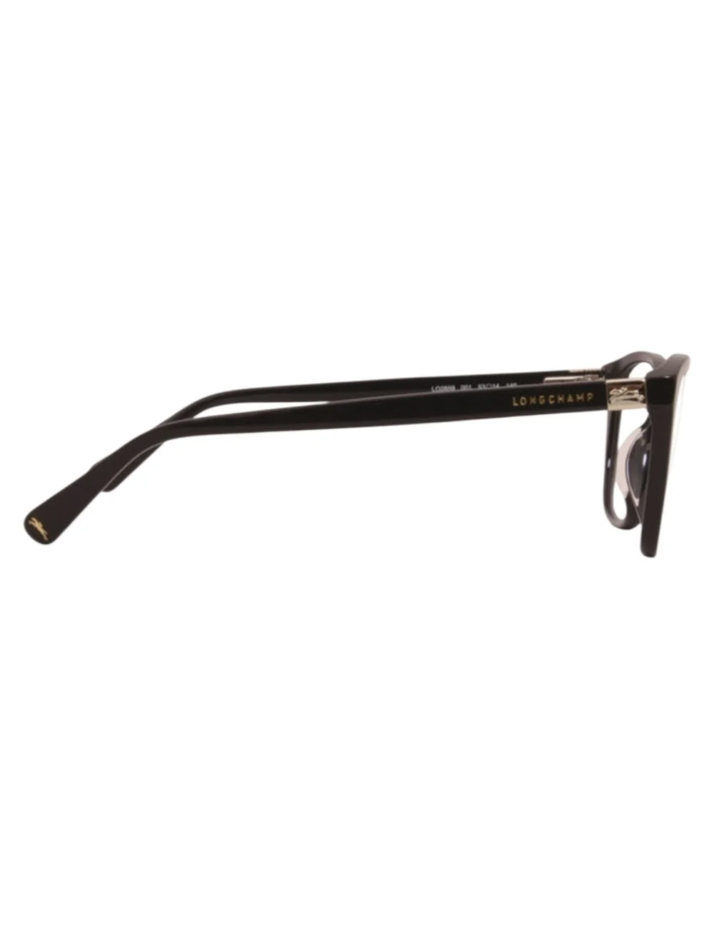 Longchamp LO2659 (001) Black Women's Rectangular Eyeglasses 53-14-140/Demo Lens
